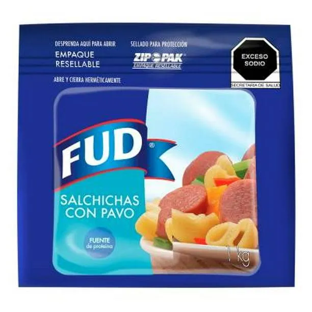Salchicha con pavo FUD 27 1 kg