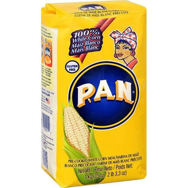 Harina precocida PAN maíz blanco 1 kg