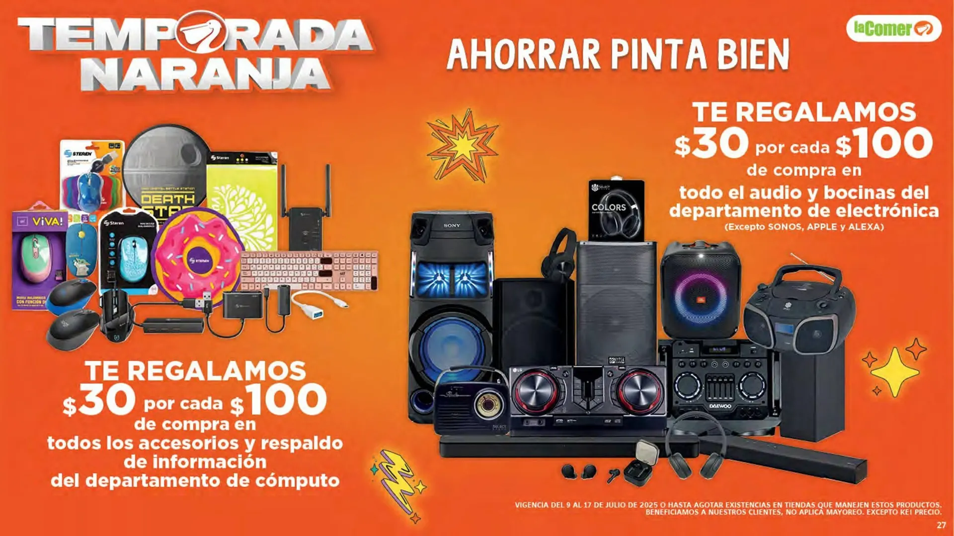 Catálogo de Catálogo La Comer 9 de julio al 17 de julio 2025 - Pagina 27