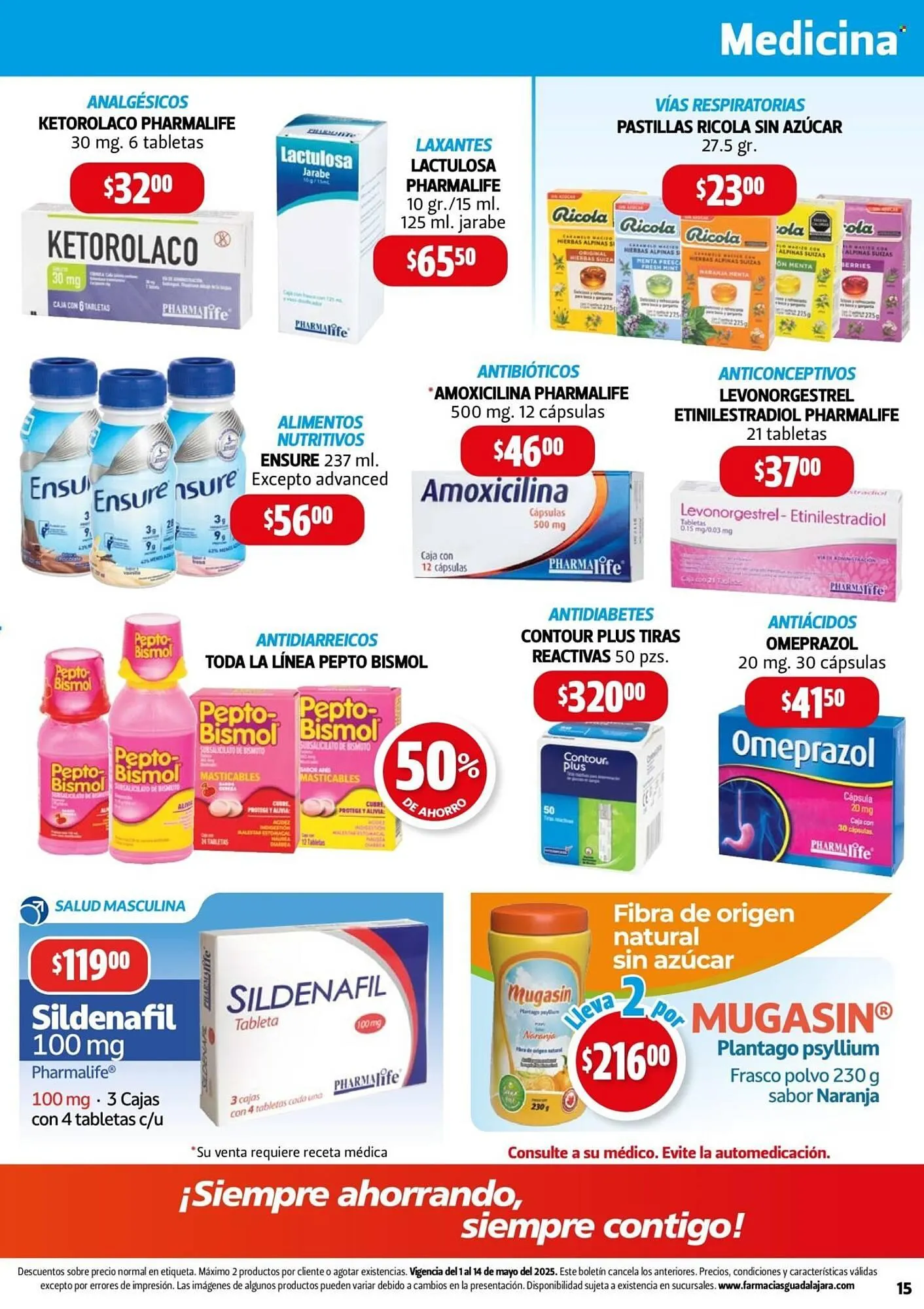 Catálogo de Catálogo Farmacias Guadalajara 1 de mayo al 14 de mayo 2025 - Pagina 15