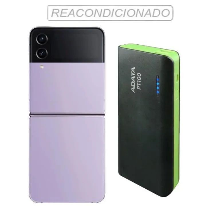Samsung Galaxy Z Flip4 Reacondicionado + Power Bank 10,000mah