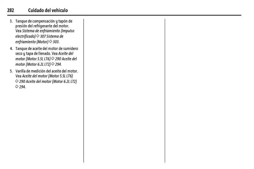 Catálogo de Chevrolet Corvette Stingray Manual del propietario 22 de enero al 31 de diciembre 2025 - Pagina 283