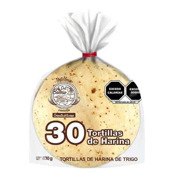 Tortillas Del Barrio de harina 630 g