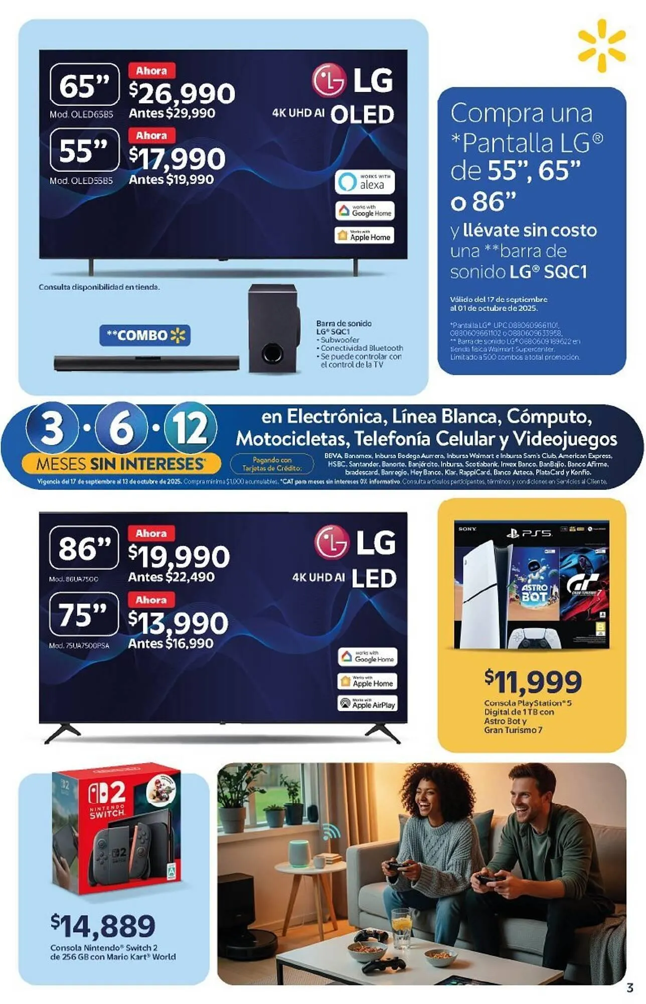 Catálogo de Folleto Walmart 17 de septiembre al 1 de octubre 2025 - Pagina 3