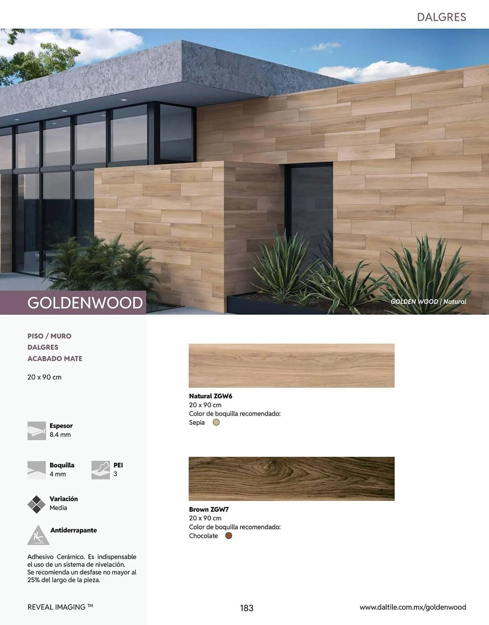 Catálogo de Catálogo Daltile 13 de enero al 31 de diciembre 2026 - Pagina 183