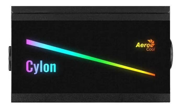 Fuente de poder Gamer AEROCOOL Cylon RGB 700W 80 Plus BRONZE