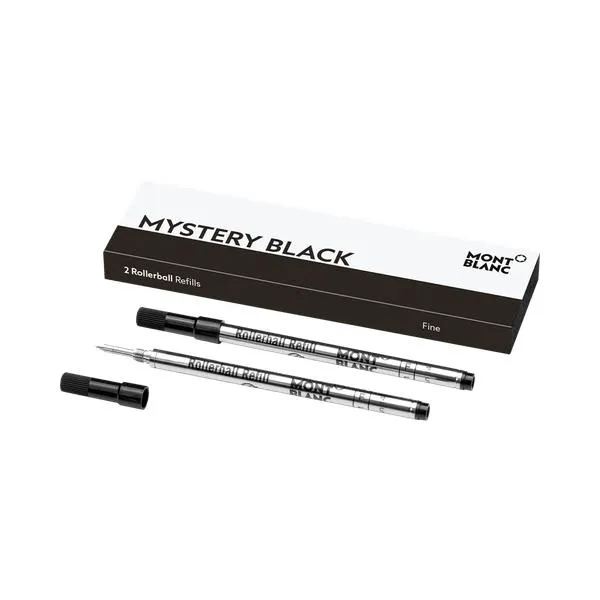2 recambios para rollerball, Mystery Black (F)