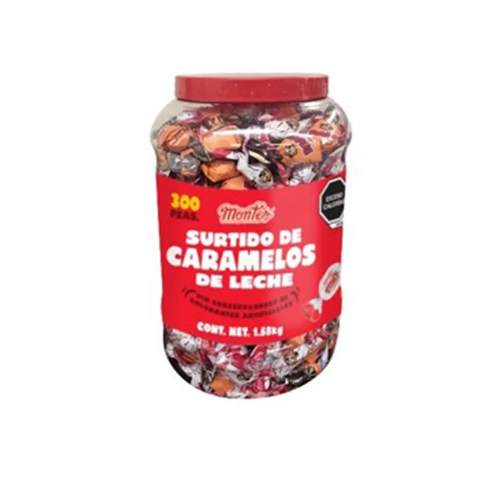 Caramelo Surtido de Leche Montes 300 pzas