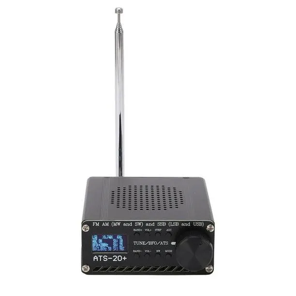 Receptor de radio FM AM SSB Multifuncional Jadeshay Modelo ats20+ Aleación de aluminio Batería de litio 602035 3,7 V 1500 mAh