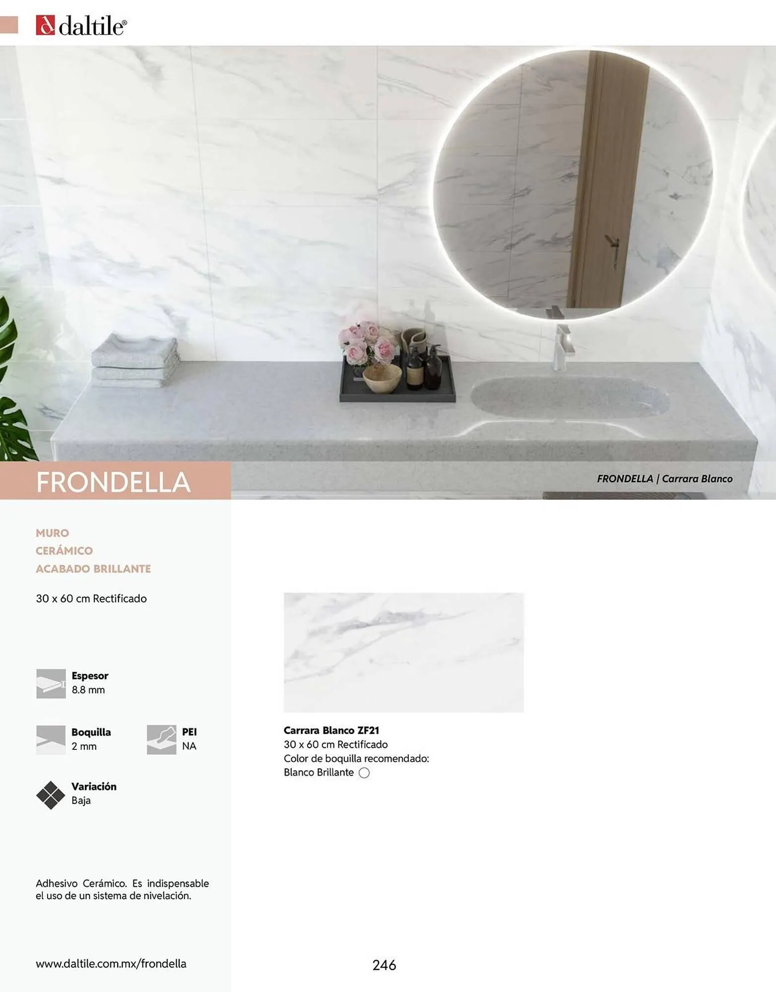 Catálogo de Catálogo Daltile 13 de enero al 31 de diciembre 2026 - Pagina 246