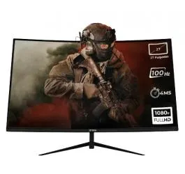 Monitor Gamer Curvo Xtreme PC Gaming Clarity LED 27", 1920x1080 Full HD, G-Sync/FreeSync, 100Hz, HDMI, Negro
