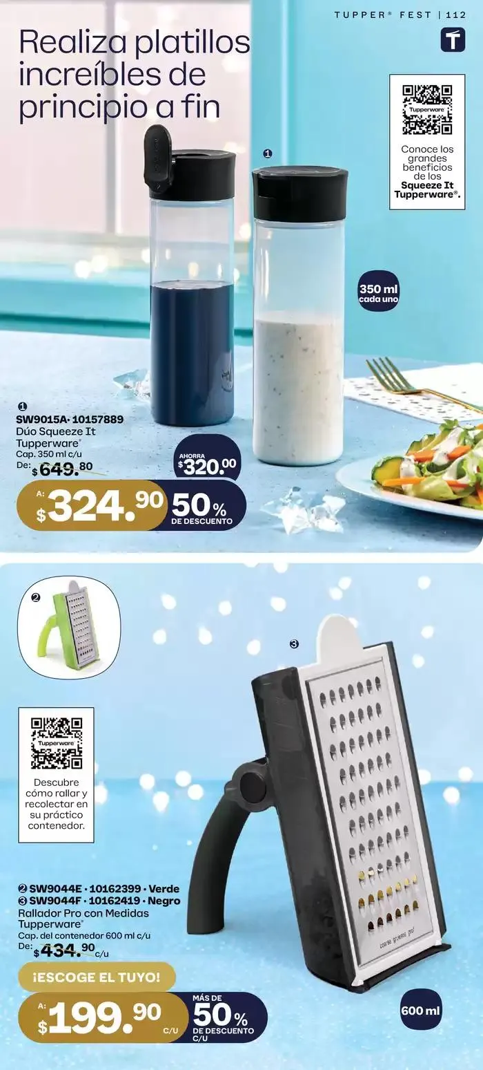 Catálogo de Tupper Tips 20 de diciembre al 29 de diciembre 2024 - Pagina 112