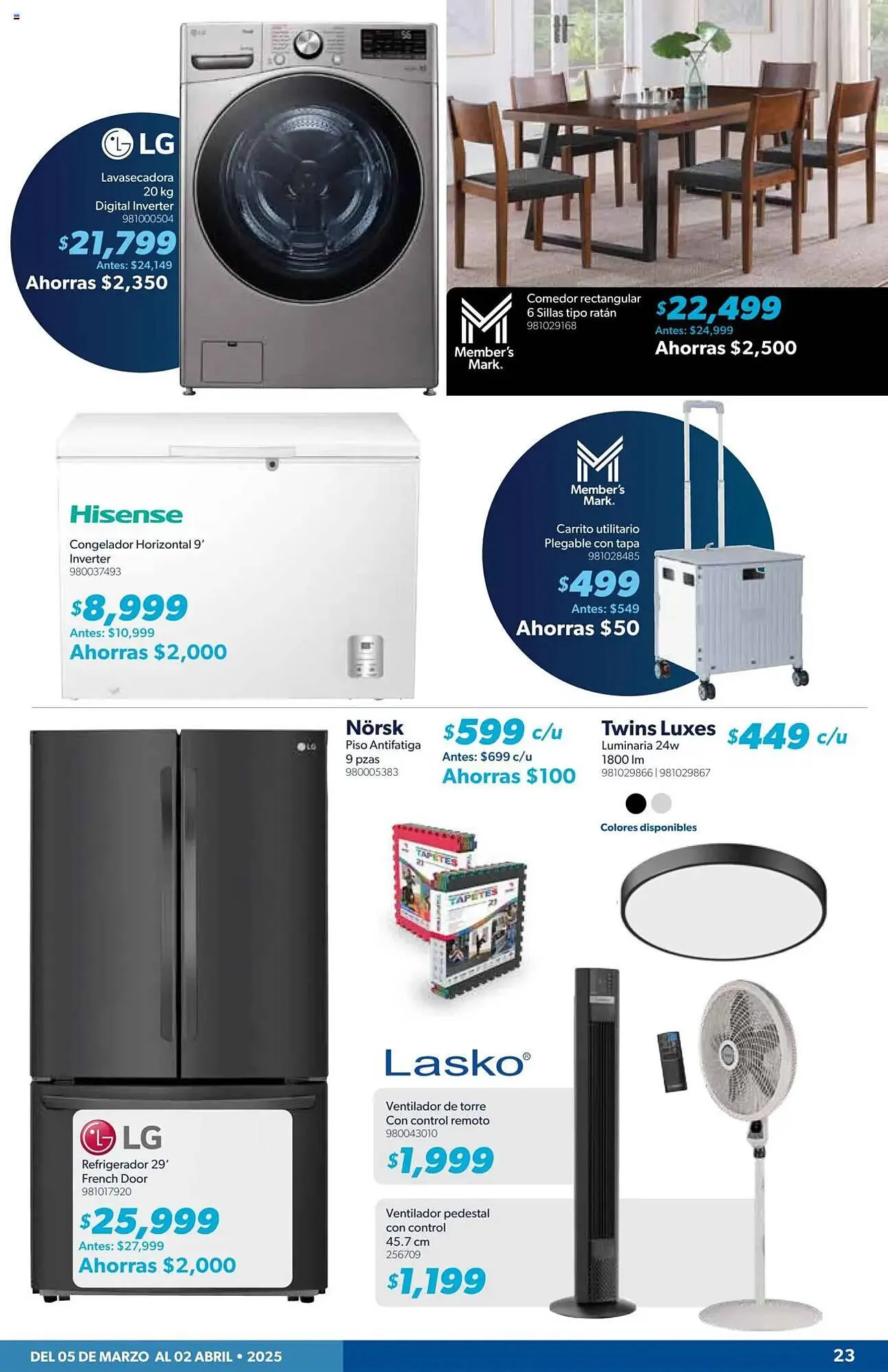 Catálogo de Catálogo Sam's Club 5 de marzo al 2 de abril 2025 - Pagina 23