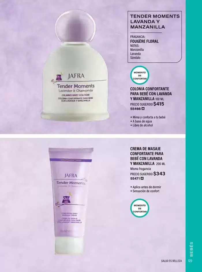 Catálogo de Ofertas Jafra 2 de mayo al 31 de mayo 2025 - Pagina 129