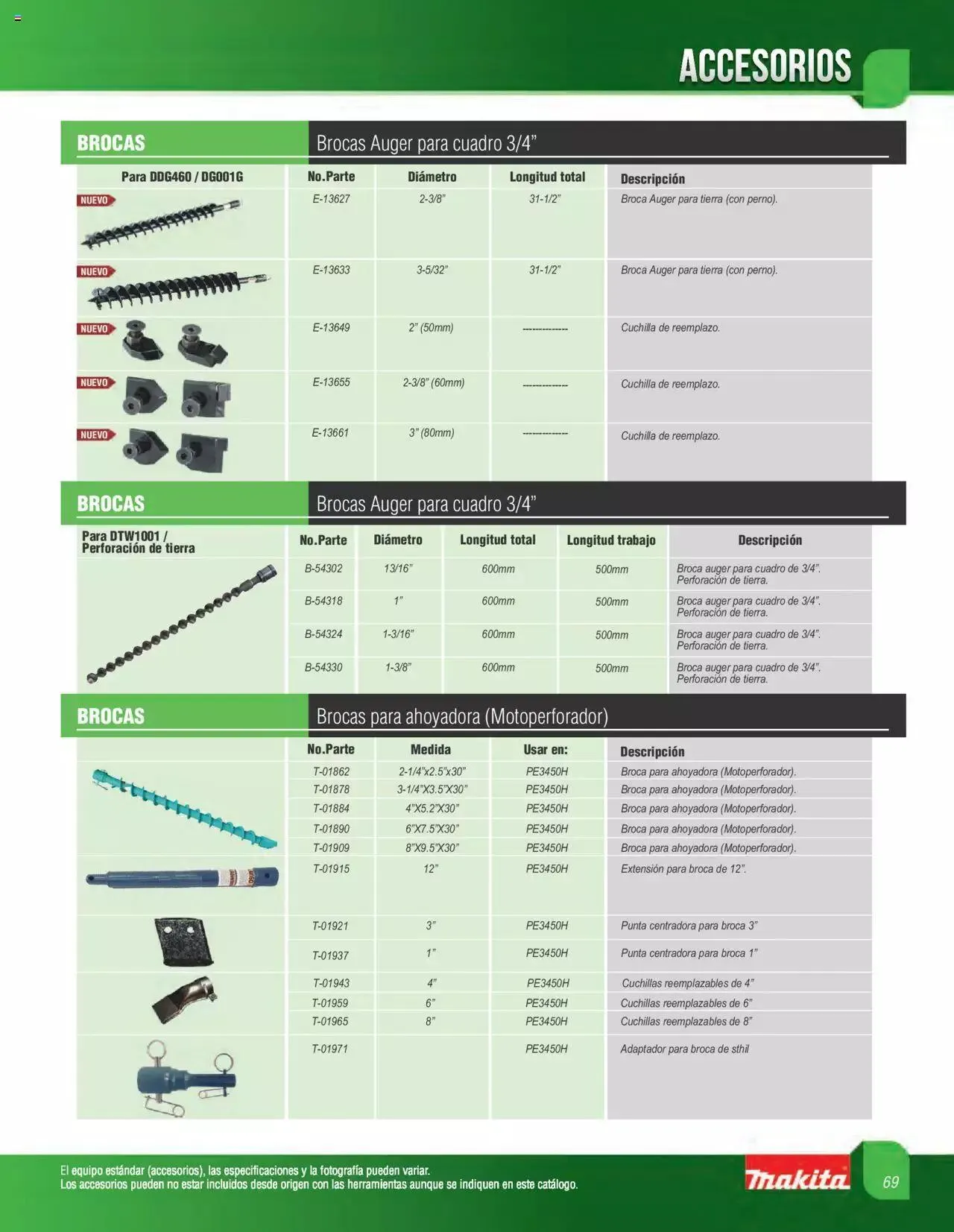 Catálogo de Makita catálogo OPE 16 de mayo al 31 de diciembre 2023 - Pagina 69