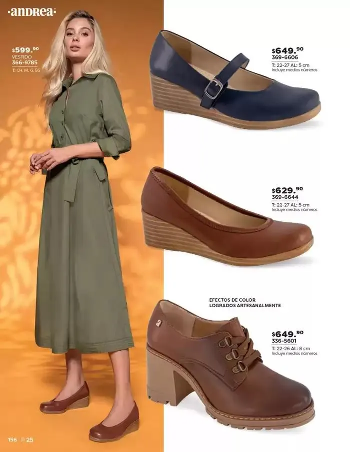 Catálogo de ANDREA | CALZADO DAMA 26 de enero al 24 de mayo 2025 - Pagina 156