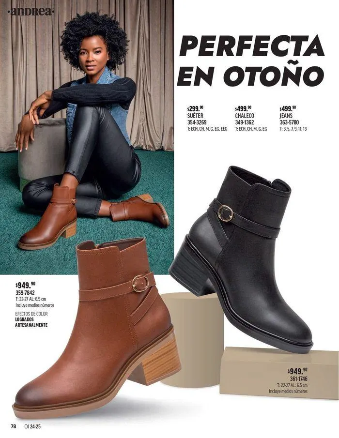 Catálogo de ANDREA - CALZADO DAMA 26 de agosto al 25 de enero 2025 - Pagina 175