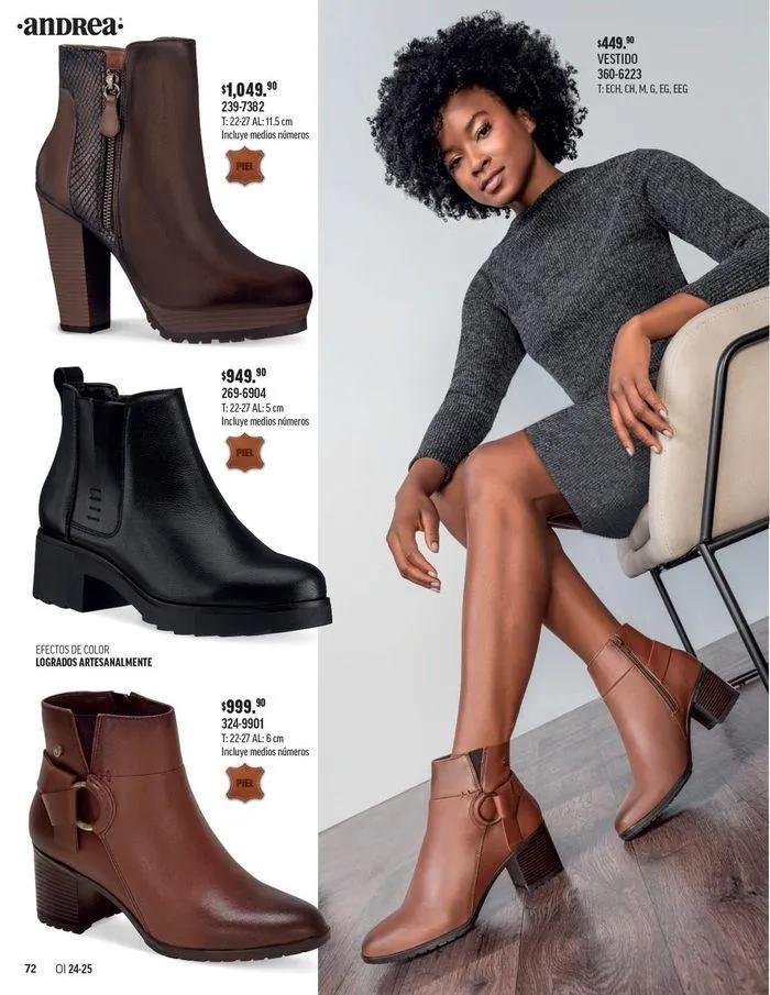 Catálogo de ANDREA - CALZADO DAMA 26 de agosto al 25 de enero 2025 - Pagina 169