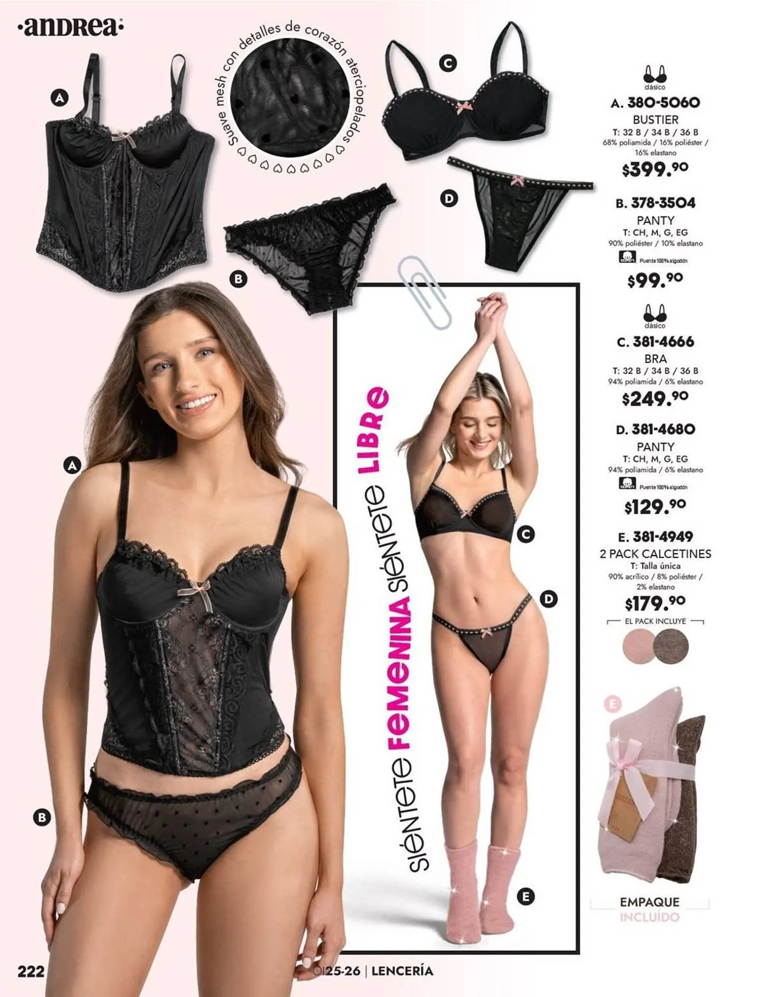 Catálogo de Catálogo Andrea 25 de agosto al 31 de diciembre 2025 - Pagina 58