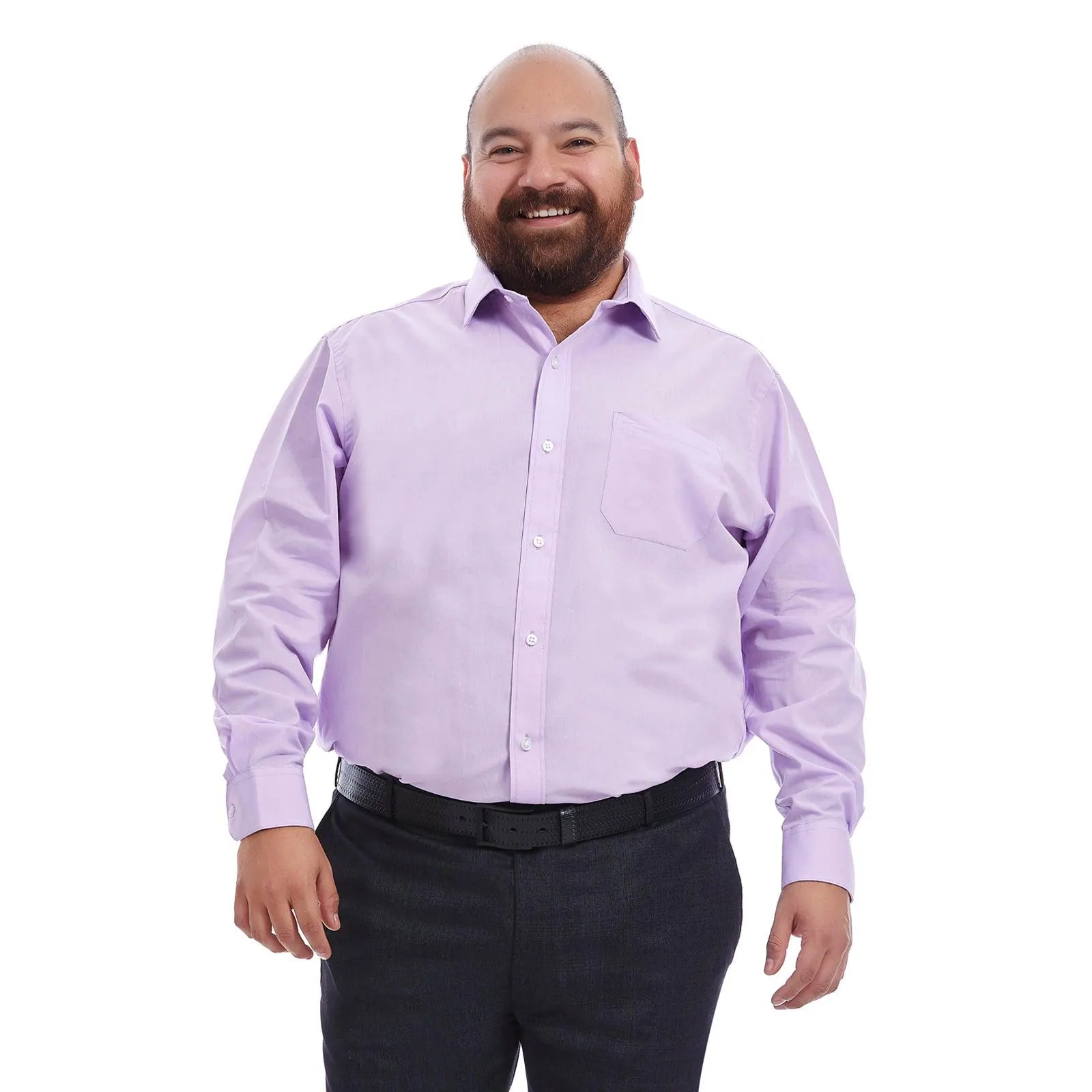 Camisa para hombre | Morado | Tallas extras