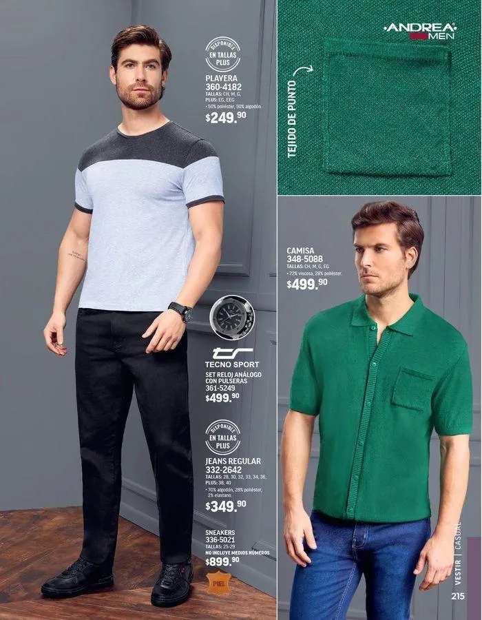 Catálogo de ANDREA - VESTIR CABALLERO 26 de agosto al 25 de enero 2025 - Pagina 27