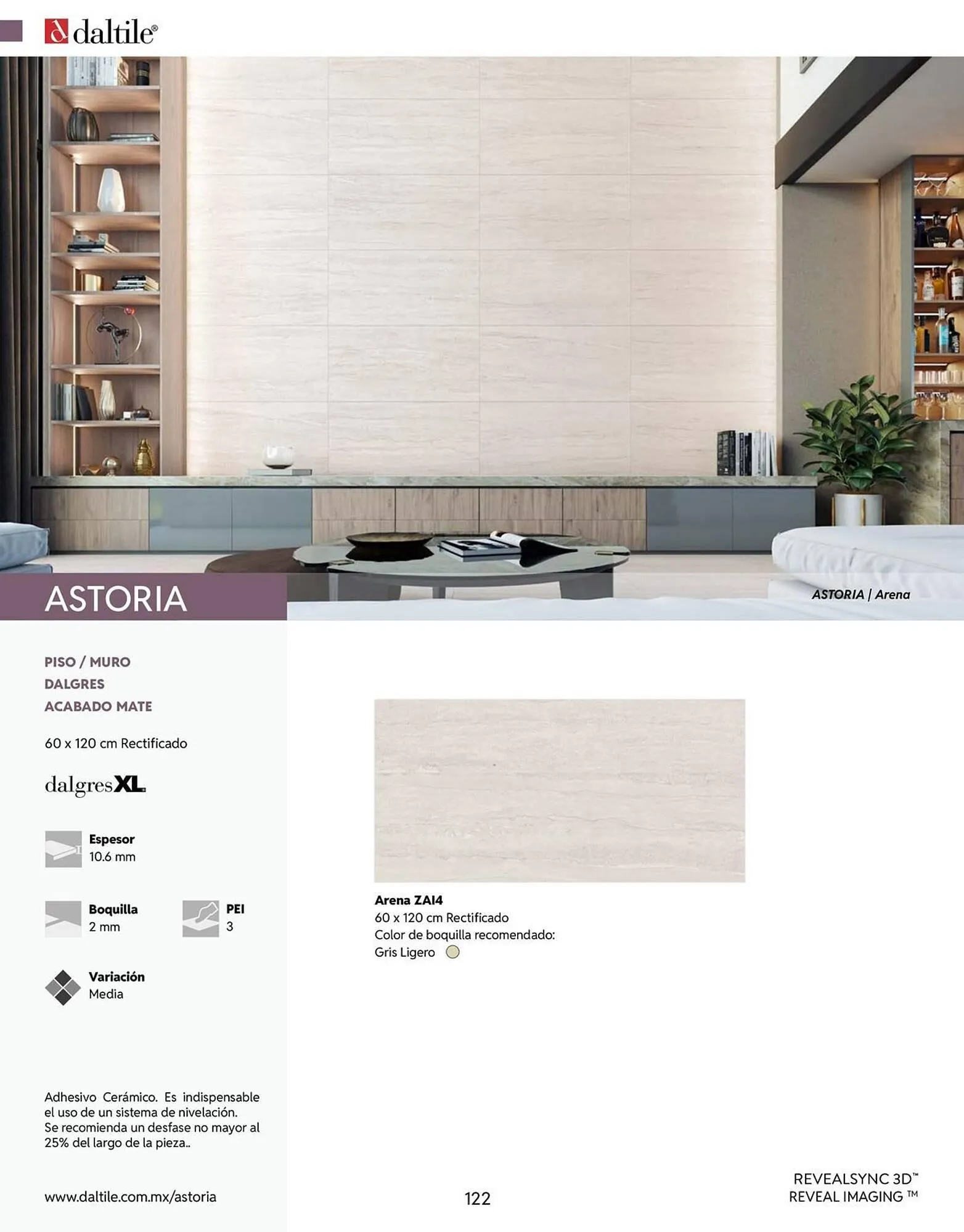 Catálogo de Catálogo Daltile 13 de enero al 31 de diciembre 2026 - Pagina 122