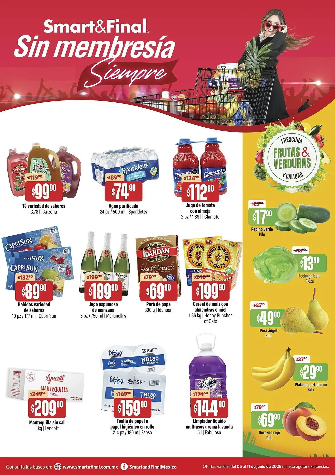 Catálogo de Catálogo Smart & Final 5 de junio al 11 de junio 2025 - Pagina 1