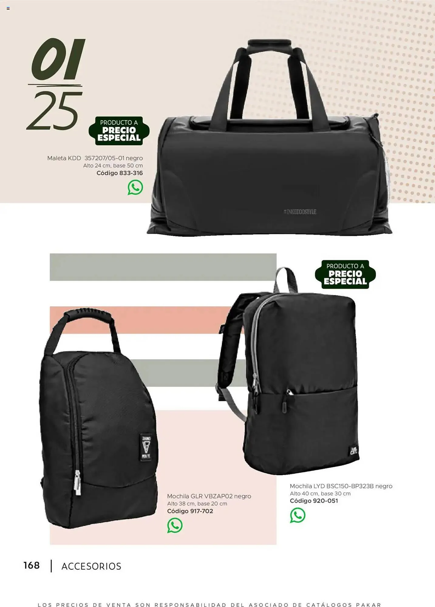 Catálogo de Catálogo SC Pakar 24 de julio al 1 de enero 2026 - Pagina 168