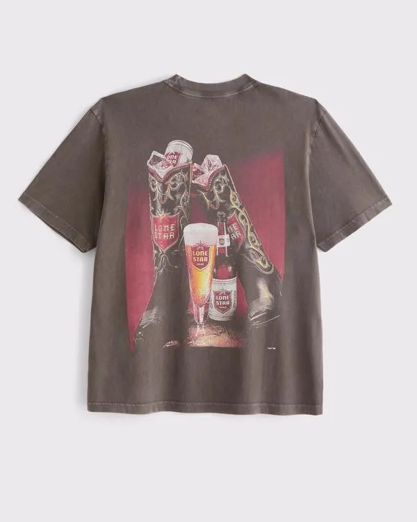 Lone Star Beer Vintage-Inspired Graphic Tee