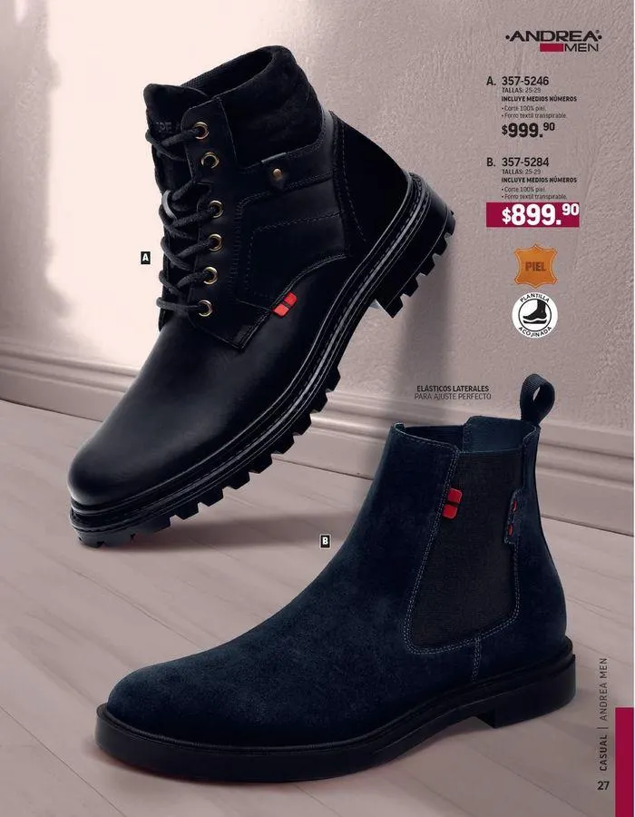 Catálogo de ANDREA - CALZADO CABALLERO 26 de agosto al 25 de enero 2025 - Pagina 115