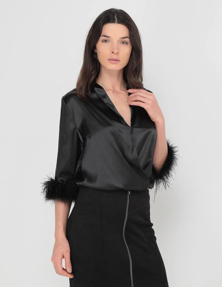 Blusa Contempo manga 3/4 para mujer