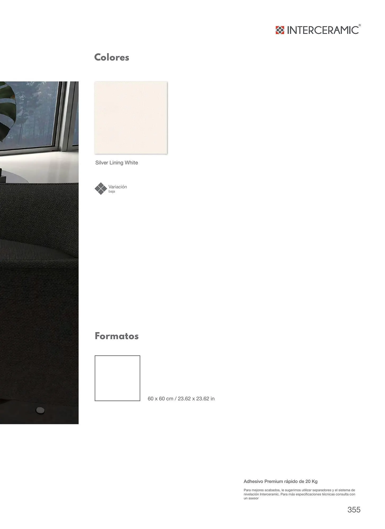 Catálogo de Catálogo Interceramic 12 de marzo al 31 de diciembre 2024 - Pagina 355