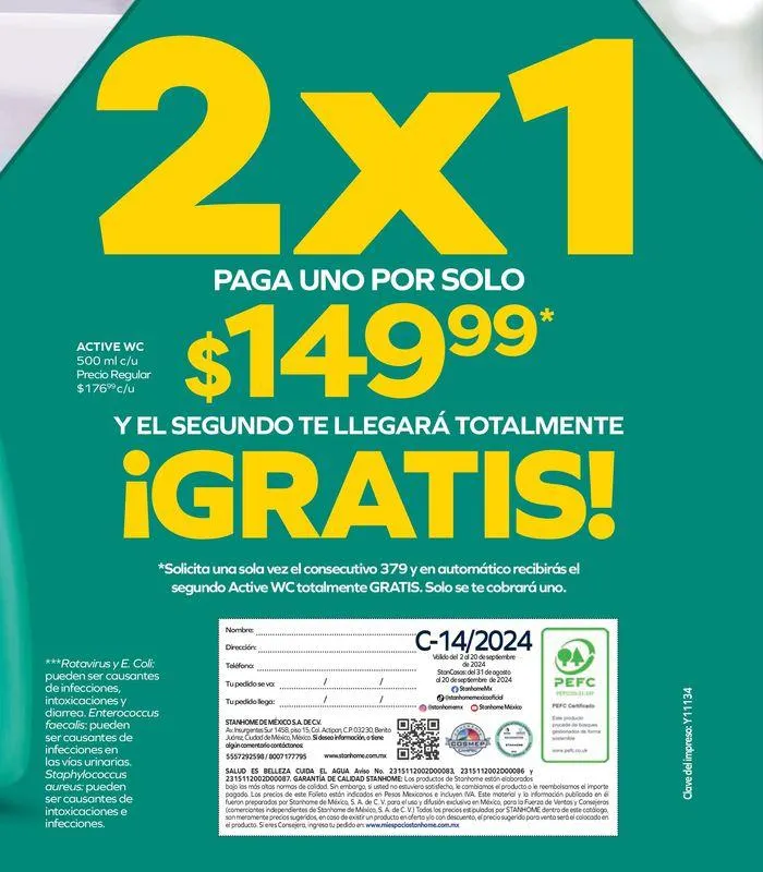 Catálogo de Stanhome - C14 3 de septiembre al 20 de septiembre 2024 - Pagina 175