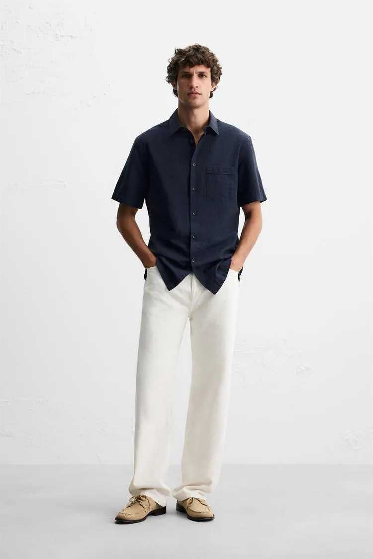 CAMISA ALGODÓN - LINO