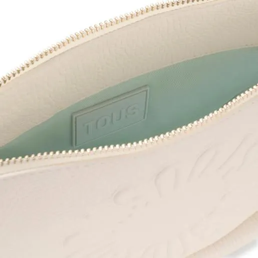 Bandolera mediana de piel beige TOUS Miranda