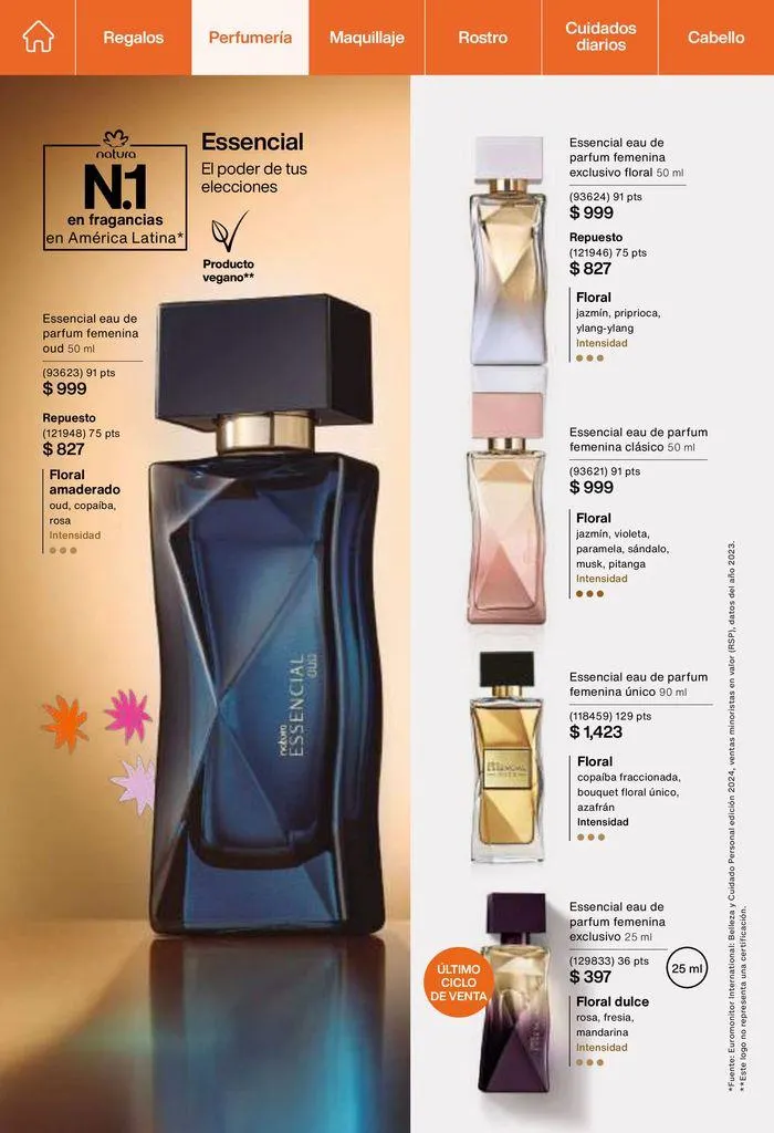 Catálogo de Revista Natura Ciclo 15 2024 11 de septiembre al 11 de octubre 2024 - Pagina 16