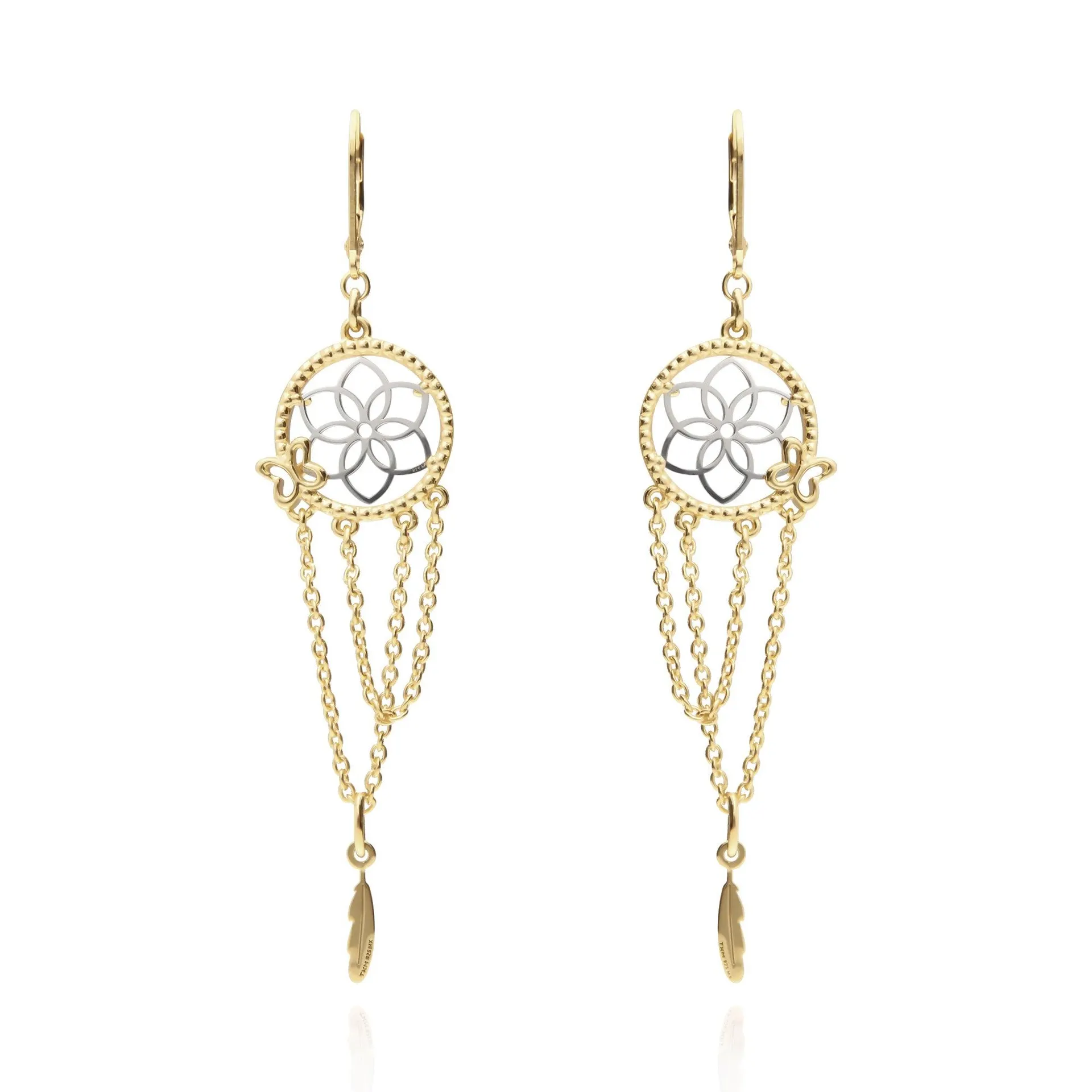 Aretes Mujer Plata 925 Atrapasuenos