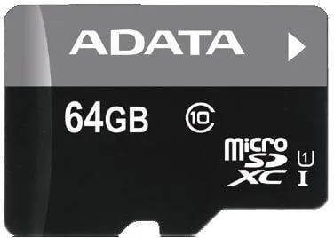 Memoria MicroSDHC 64GB Adata AUSDX64GUICL10-RA1 clase 10