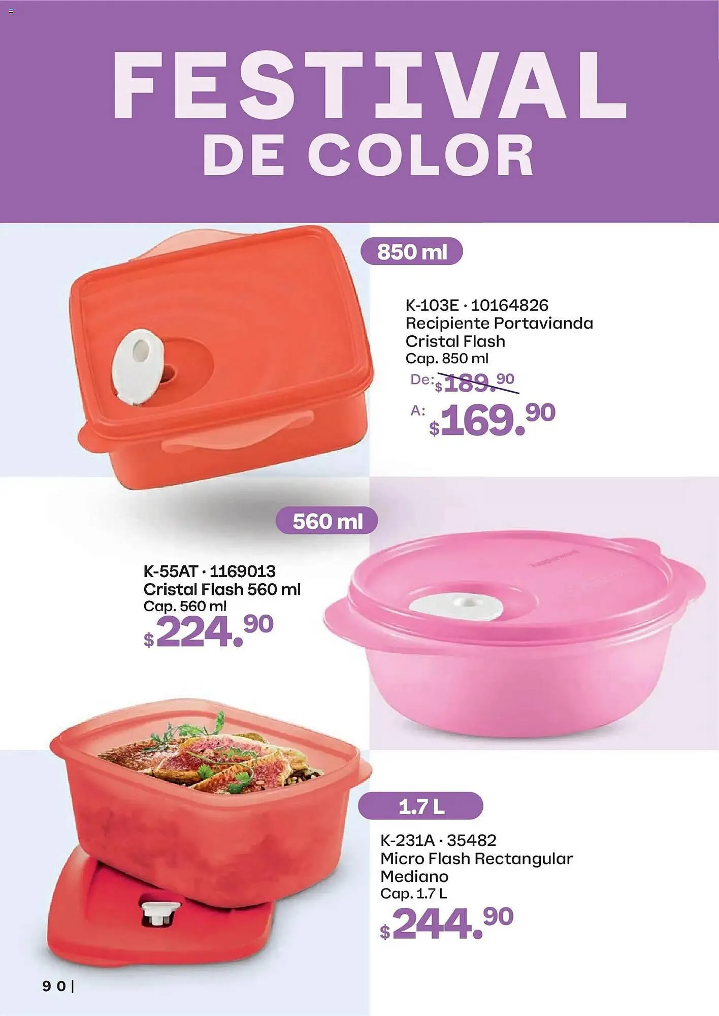 Catálogo de Catálogo Tupperware 23 de febrero al 23 de marzo 2026 - Pagina 90