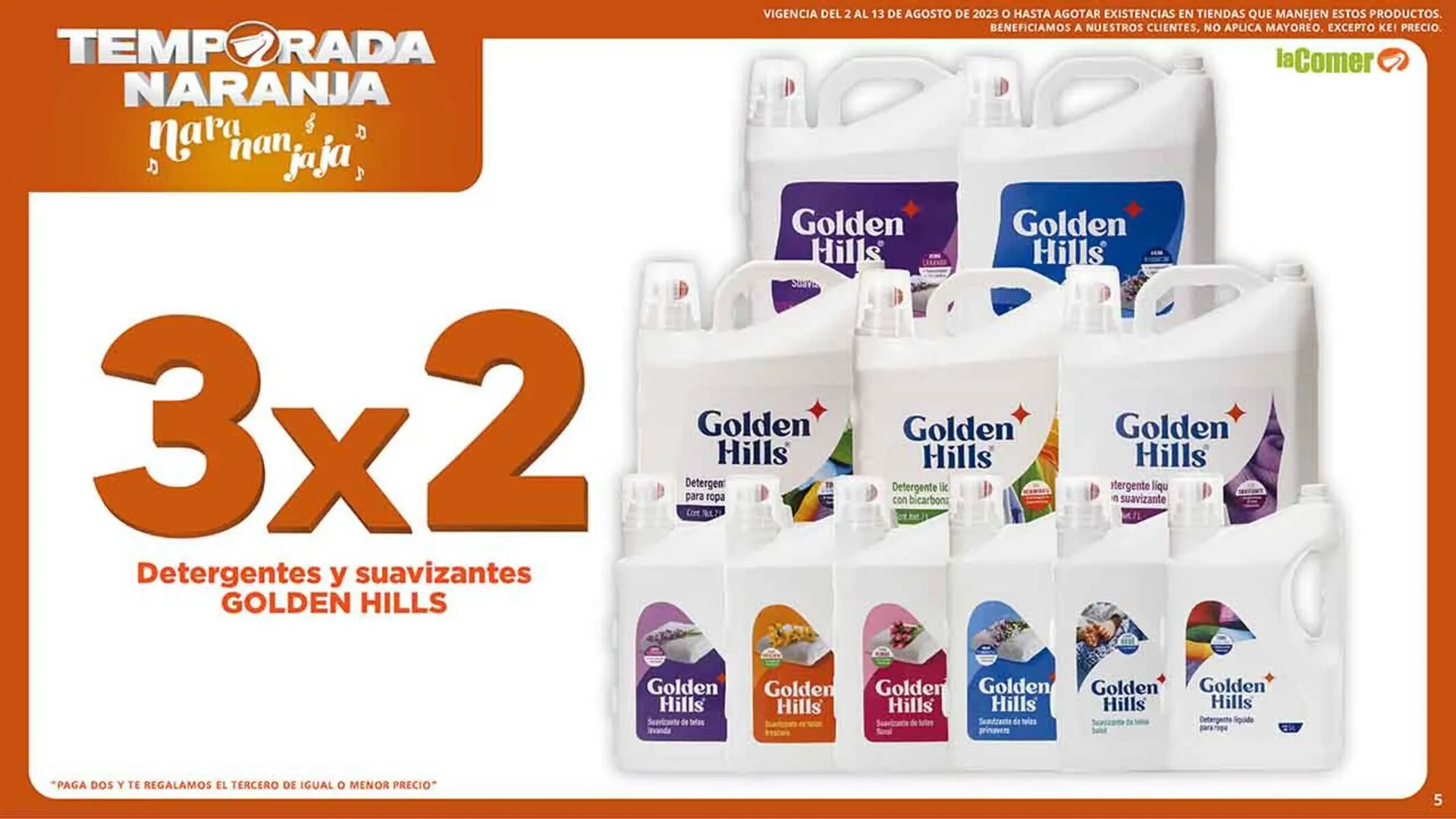 Catálogo de Catálogo La Comer 2 de agosto al 13 de agosto 2023 - Pagina 5