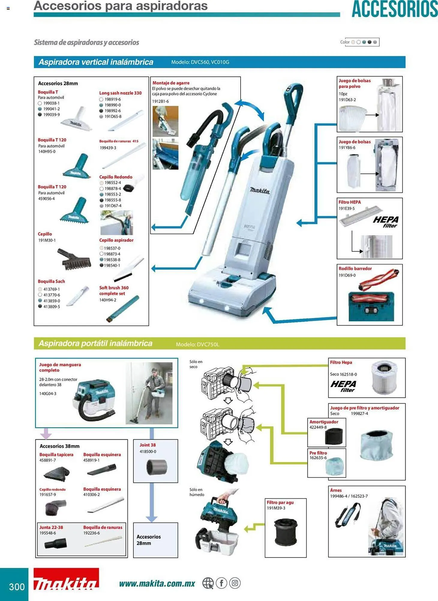 Catálogo de Catálogo Makita 8 de julio al 31 de diciembre 2025 - Pagina 300