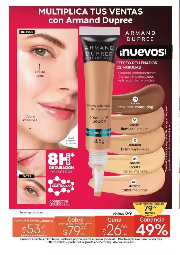 Catálogo de Fuller Revista Gana Más C01 1 de abril al 30 de abril 2025 - Pagina 8