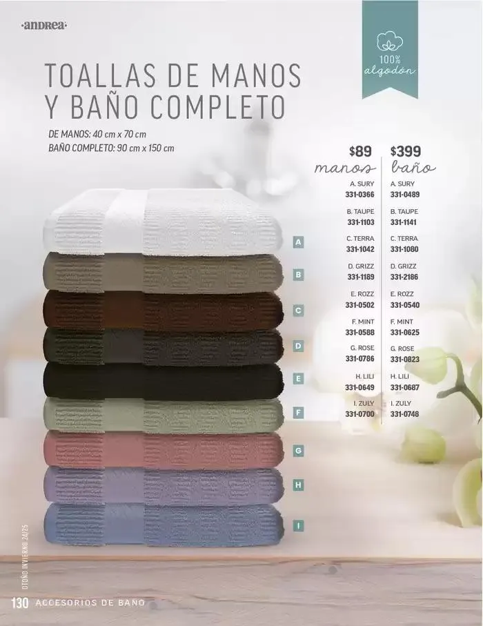 Catálogo de ANDREA - ANDREA HOME 26 de agosto al 25 de enero 2025 - Pagina 33