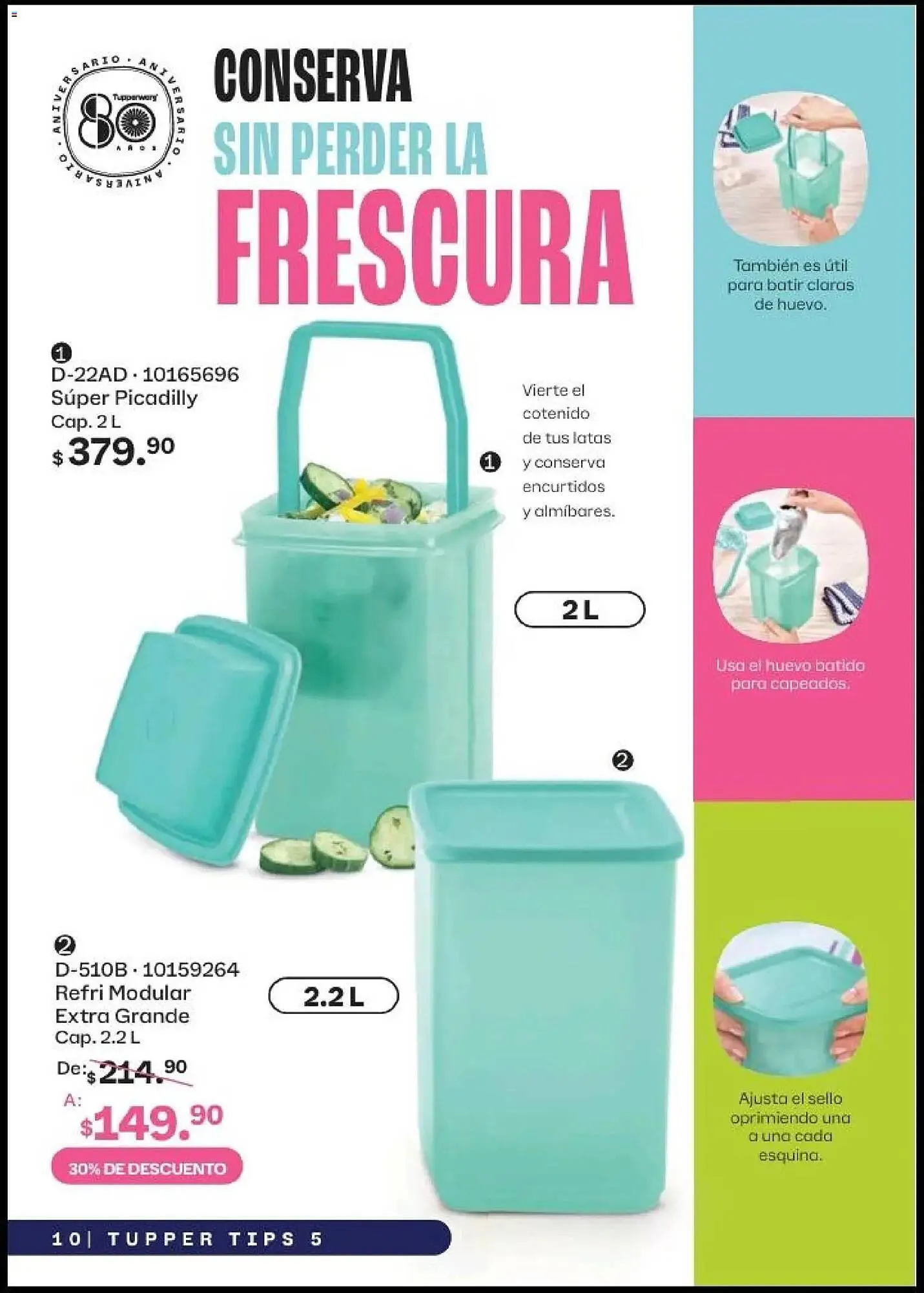 Catálogo de Catálogo Tupperware 20 de abril al 17 de mayo 2026 - Pagina 10