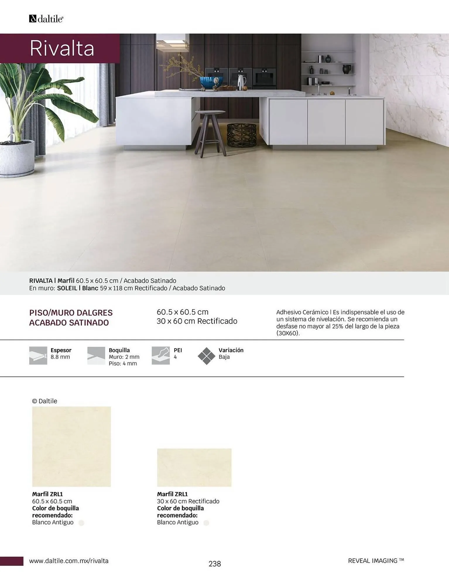 Catálogo de Catálogo Daltile 1 de enero al 31 de diciembre 2024 - Pagina 238