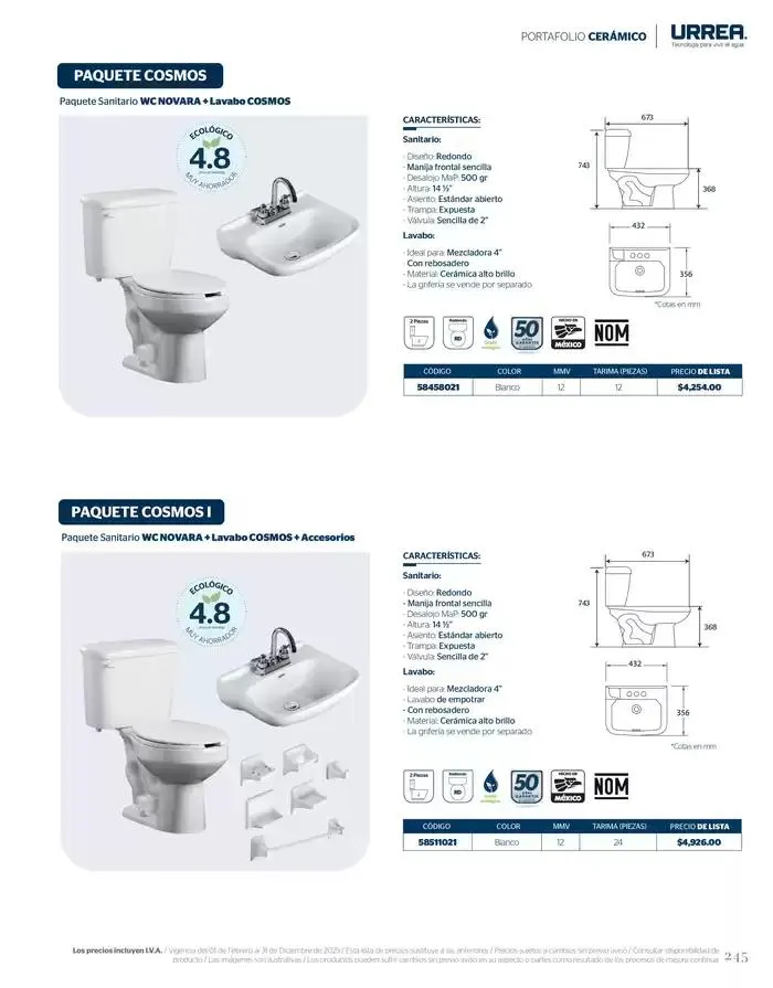 Catálogo de Catálogo Residencial 2025 28 de febrero al 28 de febrero 2026 - Pagina 251