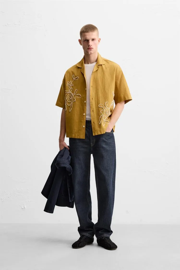 CAMISA BORDADO ABALORIOS