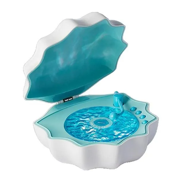 Altavoz portátil jinwen con forma de concha Azul