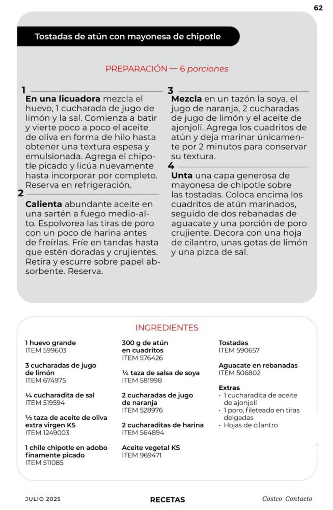 Catálogo de Catálogo Costco 1 de julio al 31 de julio 2025 - Pagina 62