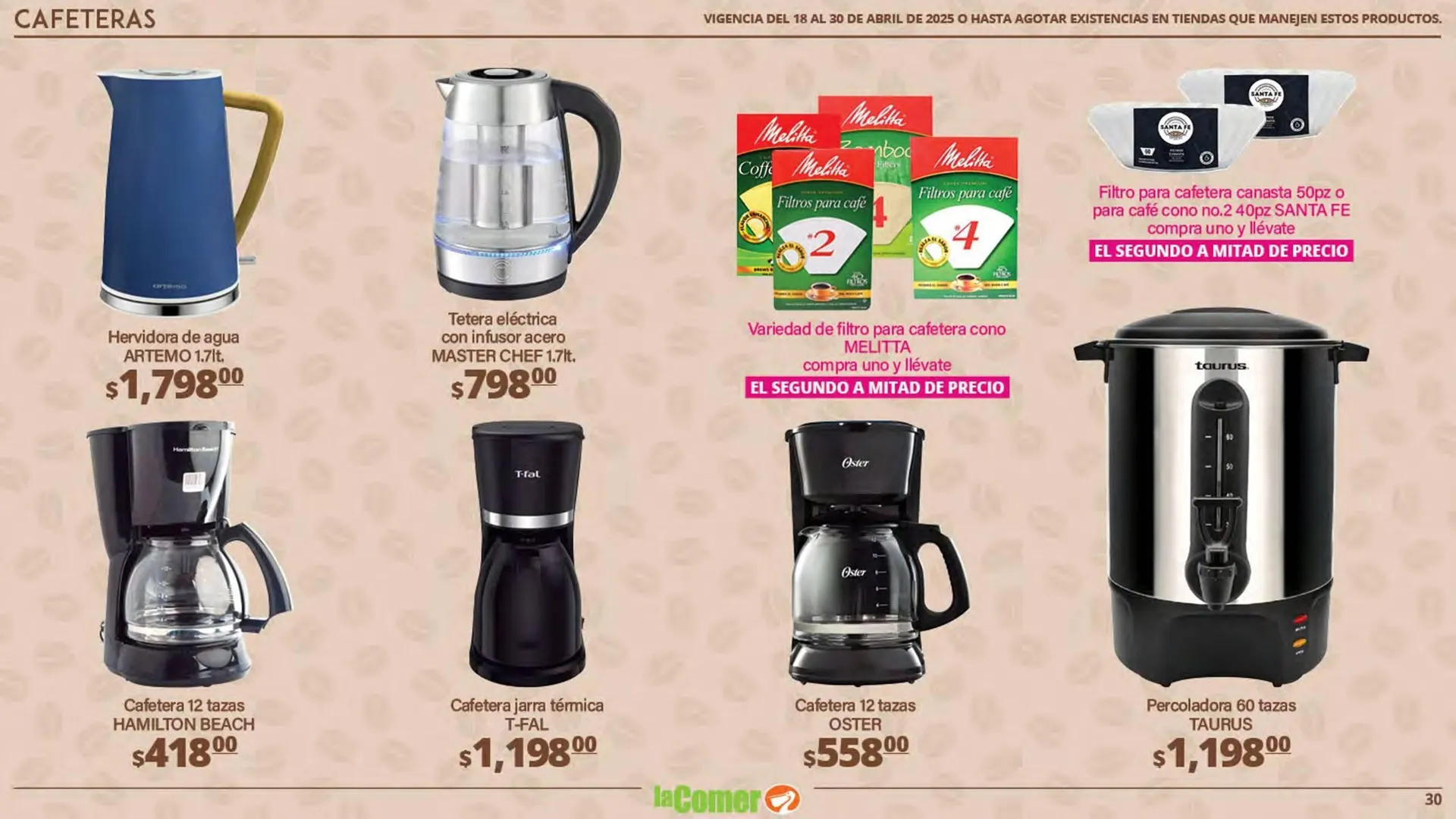Catálogo de Catálogo La Comer 18 de abril al 30 de abril 2025 - Pagina 30